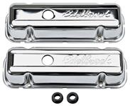 Valve Covers, Edelbrock Signature Srs, 1977-87 Buick 3.8L & 4.1L, 3.1" Height