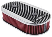 Air Cleaner, Edelbrock, Elite 2 Series, Oiled Oval 13.62" x 7.18", Dual-Quads