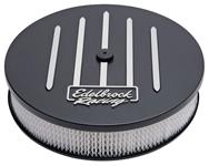 Air Cleaner, Edelbrock, Racing Series Oiled 3", Round 14"