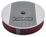 Air Cleaner, Edelbrock, Elite 2 Series, Oiled 3", Round 14"