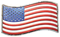 Sign, American Flag 34" x 23"