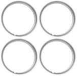 Trim Ring, 1.5" Stainless Steel, Smooth, Kit