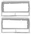 Headlamp Bezels, 1982-87 El Camino/1982-83 Malibu, Pair