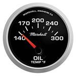 Gauge, 2-1/16" Oil Temp, 140-300F, With Sender, Short Sweep Electric