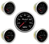 Gauge Set, 5pc, 0-90 Ohm Fuel, 3-3/8" Speedo