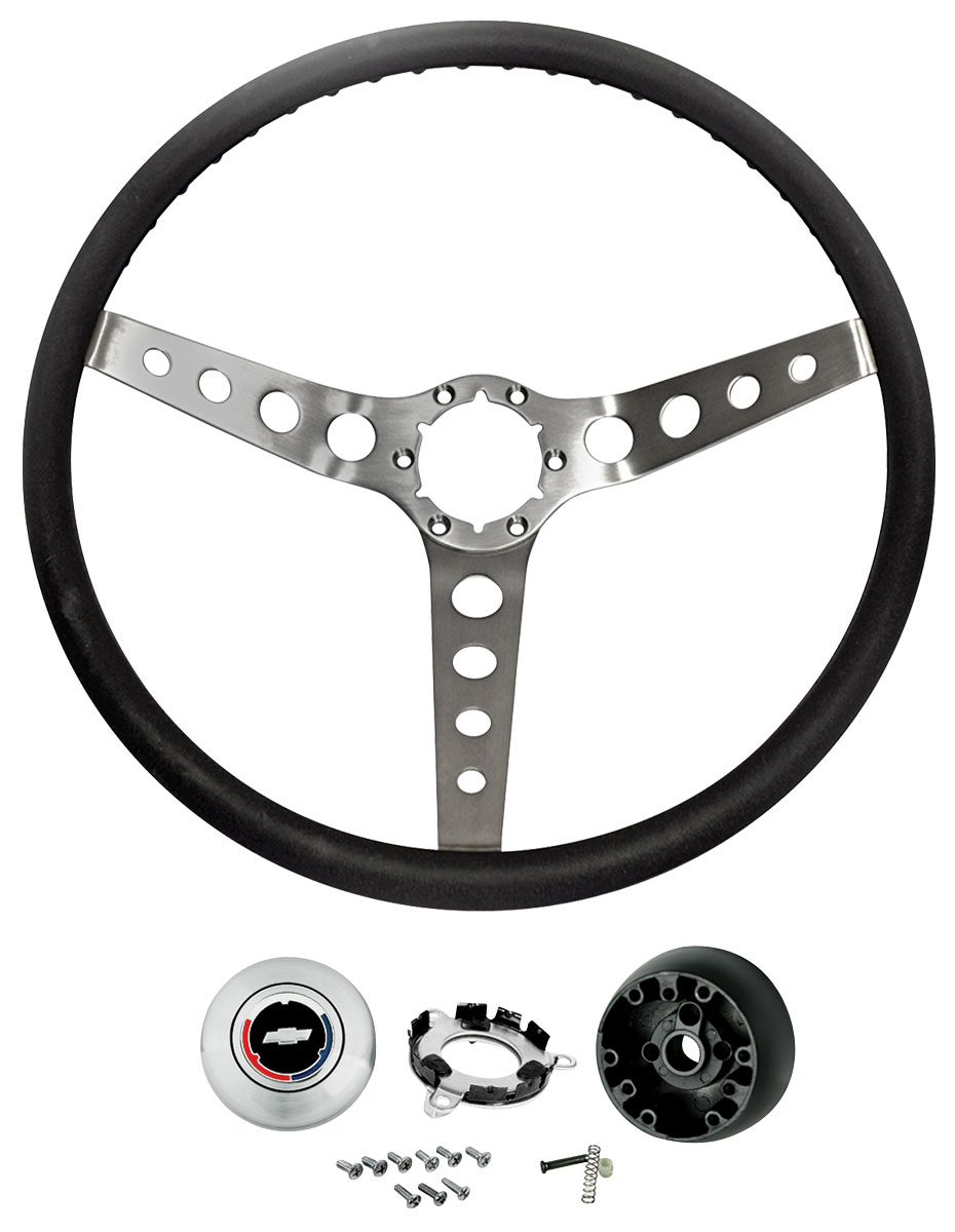 RESTOPARTS - Steering Wheel Kit, 3-Spoke 1967-68 CH/EC/MC, 67-69 ...