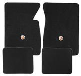 Cadillac Crest Logo Raylon Floor Mats