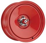 Wheel, US Wheel, Rat Rod Series 63, Gloss Red, 15x7, 3.75 BS