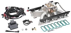 EFI Set, Edelbrock, Pro-Flo, 4150-Style, LS GEN III/IV, Cathedral Port, 29Lb/Hr.