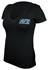 T-Shirt, AFR, Women's V-Neck, Black 