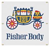 Banner, 1970's Fisher Body, Vinyl