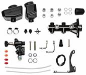 Master Cylinder Set, Wilwood Remote Tandem, w/Bracket and Valve, Angle Reserv.