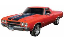 Decal, 1970-72 El Camino SS Vinyl Hood Header Kit