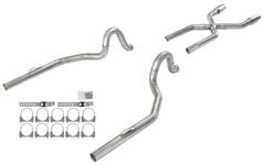 Exhaust Set, Pypes, 78-88 G-Body, 3" Crossmember-Back w/X-Pipe/Catalytic Conv.