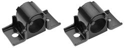 Bushing & Bracket Set, Front Sway Bar, 1964-72 A-Body, For 1-1/4” Bar, Pair