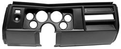 Gauge Mount Panel, AutoMeter, 3-3/8" (2) & 2-1/16" (4), 1969 Chevelle/EC