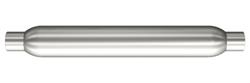 Muffler, 4" Round Glasspack, Magnaflow, 3" Inlet/Outlet, 18" Body, Aluminized