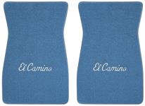 Floor Mats, Raylon, 1964-74 El Camino,"El Camino" Script, Front Only