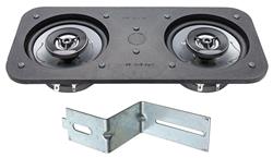 Speakers, 4" Round w/Bracket, 1960-69 Corvair, Kenwood, 220W, 4-Ohm