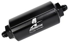 Fuel Filter, Inline, Aeromotive, 40 Micron, Male End, AN-06, 2" OD