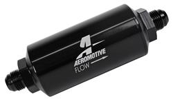 Fuel Filter, Inline, Aeromotive, 100 Micron, AN-08 Male, 2" OD