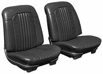 Bucket Seats, 1971-72 Chevelle/El Camino, Pre-Assembled, w/o Headrest, PUI