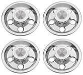 Hub Cap, 1965 Pontiac, Polished, Rally I Wheel, 4-pc Kit