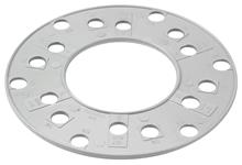 Bolt Pattern Template, Wheel Circle, 6 Lug: 127mm/5.5"/6.5", Gray