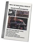 Booklet, 1986 & 1987 Buick Regal, Press Kit and Dealer Information