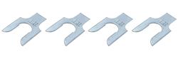 Shims, Caster/Camber, Suspension Alignment, 5/8" Opening, 1/32" Thick, 4-Piece