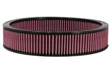 Air Filter Element, Eddie Motorsports, Washable Red Cotton Gauze, 17" Oval