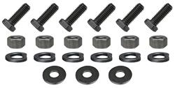 Bolt Set, Motor Mount To Frame, 1964-67 A-Body/64-69 Pontiac, 3/8"-16x1", 21pc