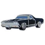 Enamel Lapel Pin, Cool Car Pins, 1968 Chevrolet El Camino