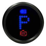 Gauge, Gear Indicator, LED Digital 2-1/16", w/High Beam/Check Engine Light