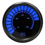 Gauge, Oil Pressure, Intellitronix LED Bar Graph 2-1/16", 0-80 psi, w/Sender