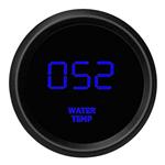 Gauge, Water Temp, Intellitronix Digital LED, 2-1/16", 50-250 Deg F, w/Sender