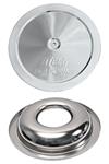 Air Cleaner, Base & Top, FiTech, 14" Diameter, Chrome, w/Hardware