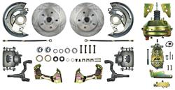 Disc Brake Set, Frt, Rt Stuff, 1964-72 A-Body, 9" OE Bstr/Mstr, 11" Rtrs