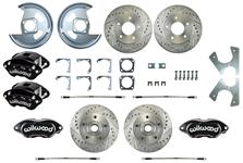 Disc Brake Set, Frt & Rr, Rt Stuff, 1969-72 A-Body, 11" Rtrs/Wilwood Calipers