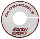 Decal, 68 Cutlass, Air Cleaner, Rocket, 350, 2bbl, 8 Inch, Clear