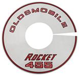 Decal, 68 Cutlass, Air Cleaner, Rocket, 455, 4bbl, 11 Inch, Clear