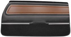 Door Panels, 1971-72 Cutlass, Supreme Coupe/Convertible Front, Assembled PUI