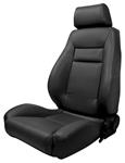 Bucket Seat, Procar, Elite Series 1100, Reclinable w/Headrest, Vinyl