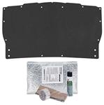 Undertrunk Cover & Insulation Set, Quietride, AcoustiHood, 1966-67 Chevelle