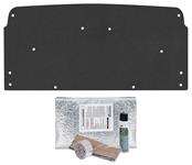 Undertrunk Cover & Insulation Set, Quietride, AcoustiHood, 1968-72 Chevelle