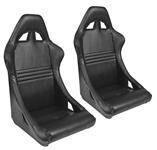 Bucket Seat, Procar, Xtreme Series 1700, Fixed Back, Vinyl, Pair