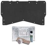 Undertrunk Cover & Insulation Set, Quietride, AcoustiHood, 1973-77 Monte Carlo