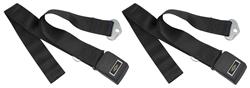 Seat Belt, 1964-66 GM A-Body, Standard Style, Aftermarket Starburst Button, Pair