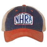 Hat, NHRA, Est 1951, Dark Blue/Red Bill, Snapback