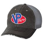 Hat, VP Racing Logo, Gray Weathered Trucker Cap